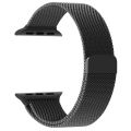 Bracelet 38 mm Noir compatible avec Apple Watch (Vendu sans la montre)