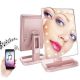 Miroir Maquillage avec LED et  Enceinte bluetooth - Rose Gold
