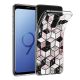 Coque Samsung Galaxy S9 souple transparente, Cubes Géométriques, Evetane®