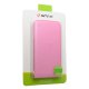 Etui Portefeuille Rabat Carbonne Rose pour Samsung Note 3 N9000