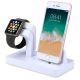 Support pour Apple Watch et iPhone - Blanc (vendu sans la montre et le téléphone)
