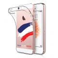 Coque iPhone 5C silicone transparente France ultra resistant Protection housse Motif Ecriture Tendance Evetane
