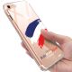 Coque iPhone 7 iPhone 8 souple transparente, France, Evetane®