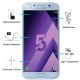 Vitre Samsung Galaxy A5 2017 transparente Vitre de protection intégrale, Evetane®