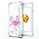 Coque iPhone 6 iPhone 6S anti-choc souple avec angles renforcés transparente, Flamant Rose Graphique, Evetane®
