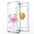 Coque iPhone 6/6S anti-choc souple angles renforcés transparente Flamant Rose Graphique Evetane