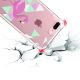 Coque iPhone 7 Plus / 8 Plus anti-choc souple avec angles renforcés transparente, Flamant Rose Graphique, Evetane®