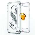 Coque iPhone 6/6S silicone transparente Love Life ultra resistant Protection housse Motif Ecriture Tendance Evetane