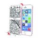 Coque iPhone 5/5S/SE anti-choc souple avec angles renforcés transparente, Carte de Paris, La Coque Francaise®
