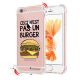 Coque iPhone 6 iPhone 6S anti-choc souple avec angles renforcés transparente, Ceci n'est pas un Burger, La Coque Francaise®