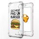 Coque iPhone 6 iPhone 6S anti-choc souple avec angles renforcés transparente, Ceci n'est pas un Burger, La Coque Francaise®