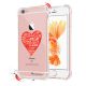 Coque iPhone 6 Plus / 6S Plus anti-choc souple avec angles renforcés transparente, Coeur, La Coque Francaise®