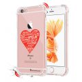 Coque iPhone 6 Plus / 6S Plus anti-choc souple angles renforcés transparente Coeur La Coque Francaise