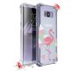 Coque Samsung Galaxy S8 anti-choc souple avec angles renforcés transparente, Flamant Rose Graphique, Evetane®