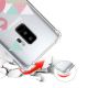 Coque Samsung Galaxy A5 2018/ A8 201 anti-choc souple avec angles renforcés, Flamant Rose Graphique, Evetane®
