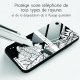 Coque iPhone 6/6S verre trempé bord noir, Carte de Marseille, La Coque Francaise®