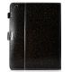 Etui folio avec stand noir pailleté pour iPad 2/3/4