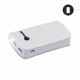 Batterie de secours blanche 6600mAh - Lampe de poche intégrée/ Double USB