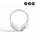 Casque argent compatible Bluetooth - Micro intégré/ Ajustable et rotatif