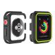 Bumper souple sport noir et vert pour Apple Watch 42mm