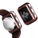 Bumper souple effet chromé rose gold pour Apple Watch 42mm