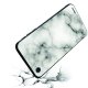 Coque en verre trempé iPhone 7/8/ iPhone SE 2020 Marbre blanc Ecriture Tendance et Design Evetane.