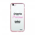 Coque iPhone 7/8 bumper rose gold Chiante mais princesse Ecriture Tendance et Design Evetane