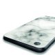 Coque en verre trempé iPhone 6/6S Marbre blanc Ecriture Tendance et Design Evetane.