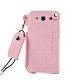 Etui pouch porte clé rose ouverture face avant pour Samsung Galaxy S3 I9300