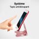 Support bureau rose gold pour Smartphone