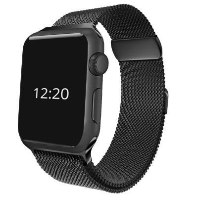 Bracelet Noir pour Apple Watch 44 mm (Vendu sans la montre)