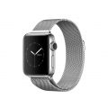 Bracelet argent compatible avec Apple Watch 44 mm (Vendu sans la montre)