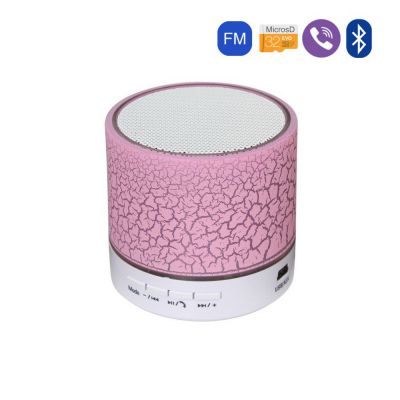 Enceinte Craquelé Rose Bluetooth