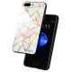 Coque iPhone 7 Plus / 8 Plus verre trempé bord noir, Marbre Rose, La Coque Francaise®