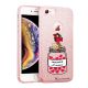Coque iPhone 7 iPhone 8 paillettes rose, Concentré d'amour, La Coque Francaise®