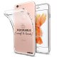 Coque iPhone 7 iPhone 8 souple transparente, Adorable Sauf le Lundi, Evetane®