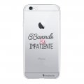 Coque iPhone 6/6S 360 intégrale transparente Bavarde et impatiente Tendance La Coque Francaise.