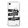 Coque iPhone Xr anti-choc souple angles renforcés transparente Jolie Mignonne et chiante Evetane