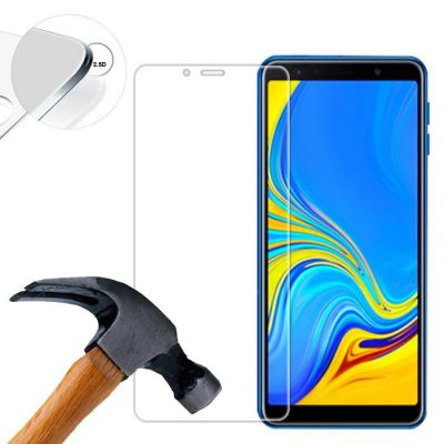 Vitre protectrice intégrale en verre trempé pour Samsung Galaxy A7 2018