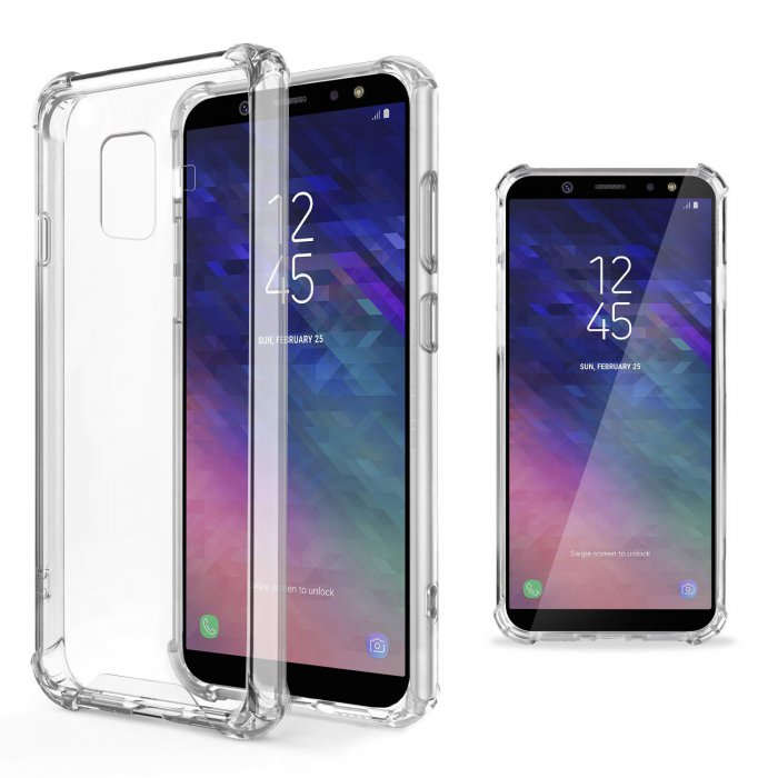 Coque Samsung Galaxy A6 2018 ANTI CHOCS silicone transparente bords renforcés