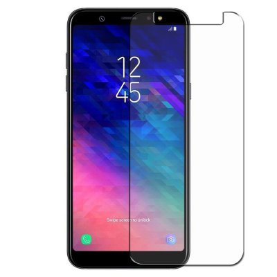 Vitre protectrice intégrale en verre trempé pour Samsung Galaxy A6 2018