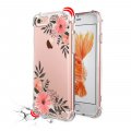 Coque iPhone 6/6S anti-choc souple angles renforcés transparente Fleurs roses Evetane