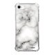 Coque iPhone 7/8/ iPhone SE 2020 anti-choc souple angles renforcés transparente Marbre blanc Evetane