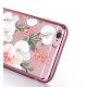 Coque iPhone 6 Plus / 6S Plus bumper rose gold Orchidées Ecriture Tendance et Design Evetane