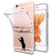 Coque iPhone 6/6S silicone transparente Chats Mailleries ultra resistant Protection housse Motif Ecriture Tendance Evetane