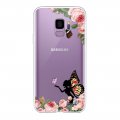 Coque Samsung Galaxy S9 360 intégrale transparente Fée papillon fleurale Tendance Evetane.