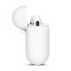 Housse silicone de protection pour AirPods Blanche