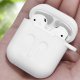 Housse silicone de protection pour AirPods Blanche