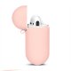 Housse silicone de protection pour AirPods Rose