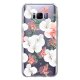 Coque Samsung Galaxy S8 silicone transparente Orchidées ultra resistant Protection housse Motif Ecriture Tendance Evetane